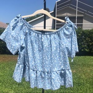 NWT off the shoulder too size medium